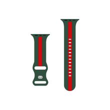 GRIPP 45-49Mm Tutone Watch Strap - Green and Red