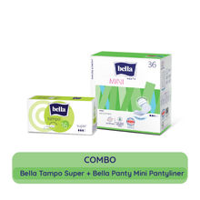 Bella Panty Mini Panty Liners for Women Daily Use + Bella Tampon Super for Women (Combo Offer)