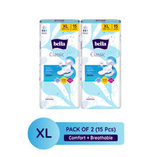 Bella Classic Maxi Softi Sanitary XL Pads, High Absorption & Breathable With Wings
