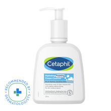 Cetaphil Hydrating Foaming Cream Cleanser for All skin types with Niacinamide and Aloevera