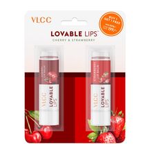 VLCC Lovable Lips Cherry Lip Balm (Buy 1 Get 1)