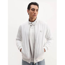 Rare Rabbit White Polyester Full Sleeve Reversible Jacket
