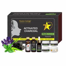 Passion Indulge Pearl Black Anti-Pollutant Activated Charcoal Facial Kit