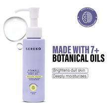 SEREKO Vit C Brightening Body Oil for Glowing Skin-Intense Moisture, Non-Greasy