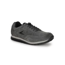 Power Solid Grey Sports Shoes