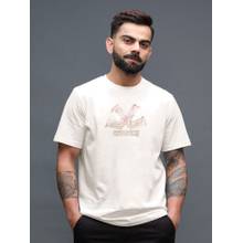 WROGN White Printed Slim Fit T-shirt