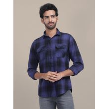 AM SWAN Stretch Flannel Shirt for Men's with Plaid Pattern