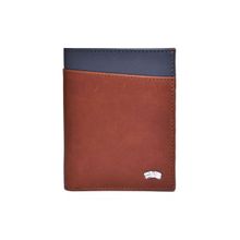 Belwaba Genuine Leather Brown & Grey Mens Wallet