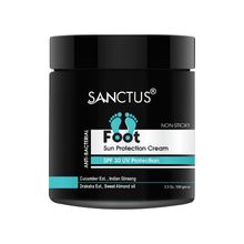 SANCTUS Foot Cream For Sun Protection With Spf 30 - For Skin Tan Control & Odor Control