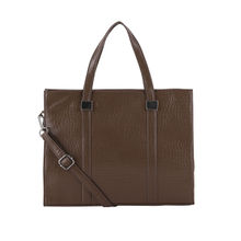 Toteteca Brown Casual Hand Bag