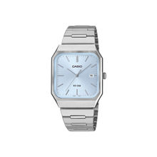 Casio ENTICER Men Analog Blue Dial Rectangular Shape Watch MTP-B185D-2A2VDF-(M)