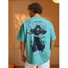 The Souled Store Official Demon Slayer: Muichiro Men Oversized T-Shirt