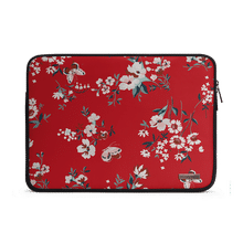 DailyObjects Red Buterflies Zippered Sleeve For Laptop/macbook