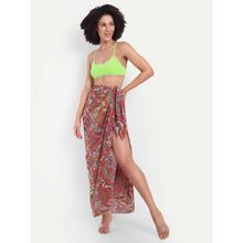 SO WHAT Bikini Bra And Panty With Sarong Green (Set of 3)