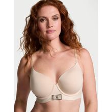 Victoria's Secret Beige The T-Shirt Shine Patch Lightly Lined Demi Bra