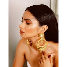 RADHIKA AGRAWAL JEWELS Seascape Gold Drops and Danglers with Pearl detail