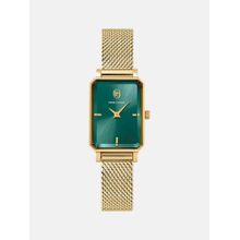 Pierre Lannier Ariane Women Quartz Green Dial Analog Mesh Watch 006L572