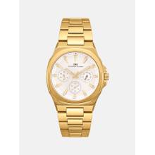 Darren Clark Men Quartz White Dial Analog Metal Watch 1016B-M0203
