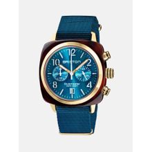Briston Clubmaster Classic Unisex Quartz Blue Dial Chronograph Watch 19140.Pya.T.31.Nbd