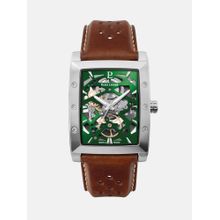 Pierre Lannier Hector Men Automatic Green Dial Analog Leather Watch 342A174