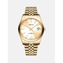 Adriatica Men Quartz Gold Dial Analog Stainless Steel Watch A1299.1111Q