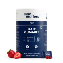 Man Matters Biotin Hair Gummies For Hair Growth With Multivitamin & Zinc