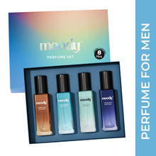 Moody Premium Perfume Gift Set Of 4 For Men - Long Lasting Eau de Parfum