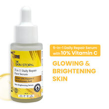 The Skin Story 10% Vitamin C Skin Brightening Face Serum With Hyaluronic Acid For Glowing Firm Skin