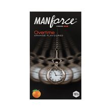 Manforce Overtime Orange 3in1 (Ribbed, Contour, Dotted) Condoms