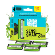 Bombay Shaving Company Sensi Smart 3 Cartridge - Pack Of 4