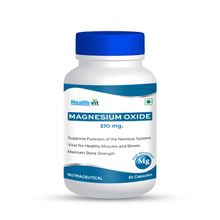 Healthvit Magnesium Oxide 370 mg – 60 Capsules
