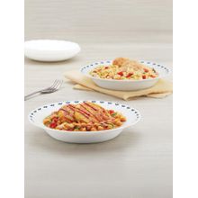 Larah by Borosil Fabula Opalware 2Pcs Snack Plate (Pack of 2)