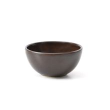 MESA Brown Metallic Bowl Stoneware 14 cm (Pack of 2)