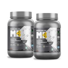 MuscleBlaze Biozyme Performance Whey Protein - Rich Chocolate - Pack Of 2