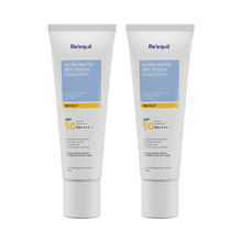 Re'equil Ultra Matte Dry Touch Sunscreen Gel SPF 50 PA ++++ UVA Super Saver Pack Of 2