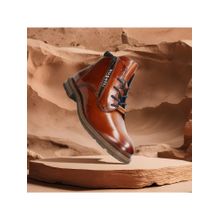 Bugatti Lobo Comfort Cognac Tan Men Wide Ankle Casual Boots