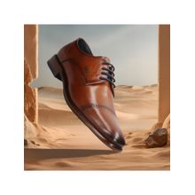 Bugatti Mansueto Flex Brown Cognac Men Derbies