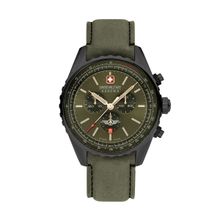 Swiss Military Hanowa SMWGC0000340 - Afterburn Chrono Swiss Made Green Watch for Men (Medium)