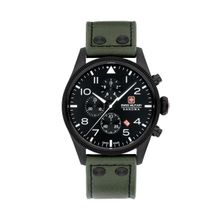 Swiss Military Hanowa SMWGC0000430 - Thunderbolt Chrono Swiss Made Black Watch for Men (Medium)