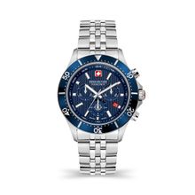 Swiss Military Hanowa SMWGI2100703 - Flagship X Chrono Swiss Made Blue Watch for Men (Medium)