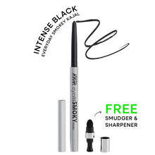 Nykaa Cosmetics Eyem Smokey Intense Gel Kajal With Free Sharpener & Smudger- Black