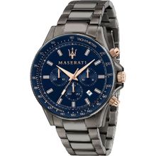 Maserati Sfida Chronograph|Date|Small Seconds Analog Dial Blue Color Men Watch- R8873640001