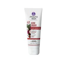 Ayouthveda Acne Enemy Face Wash Gel, Fights Acne, Pimples & Unclogs Pores With Green Tea Extract