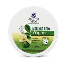 Ayouthveda Moringa Body Yogurt Instant & Deep Hydrating Non-Greasy & Light Weight Moisturizer