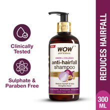WOW Skin Science Onion & Collagen Anti Hairfall Shampoo - Strenghtens Roots & Prevents Hair Breakage