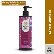 Wildly Pure Keratin Shampoo for Color Protection with Natural Biolipid Complex & Polypeptides