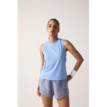 Sawsee Blue Nylon Solid Tank
