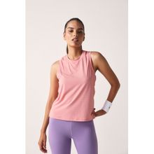 Sawsee Pink Nylon Solid Tank
