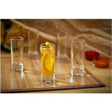 Uniglass Nikki Vodka &tequila Shot Glass Set, 70ml, Set Of 6, Transparent