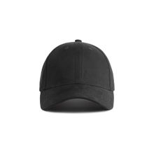 Omtex Unisex Solid Black Caps